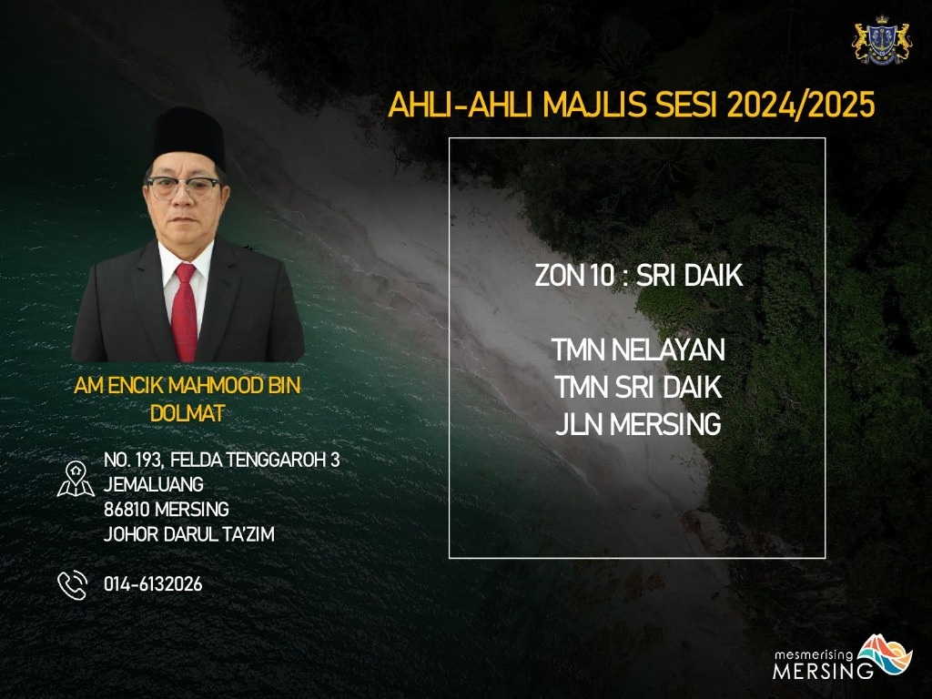 Profil Ahli Majlis Zon 10
