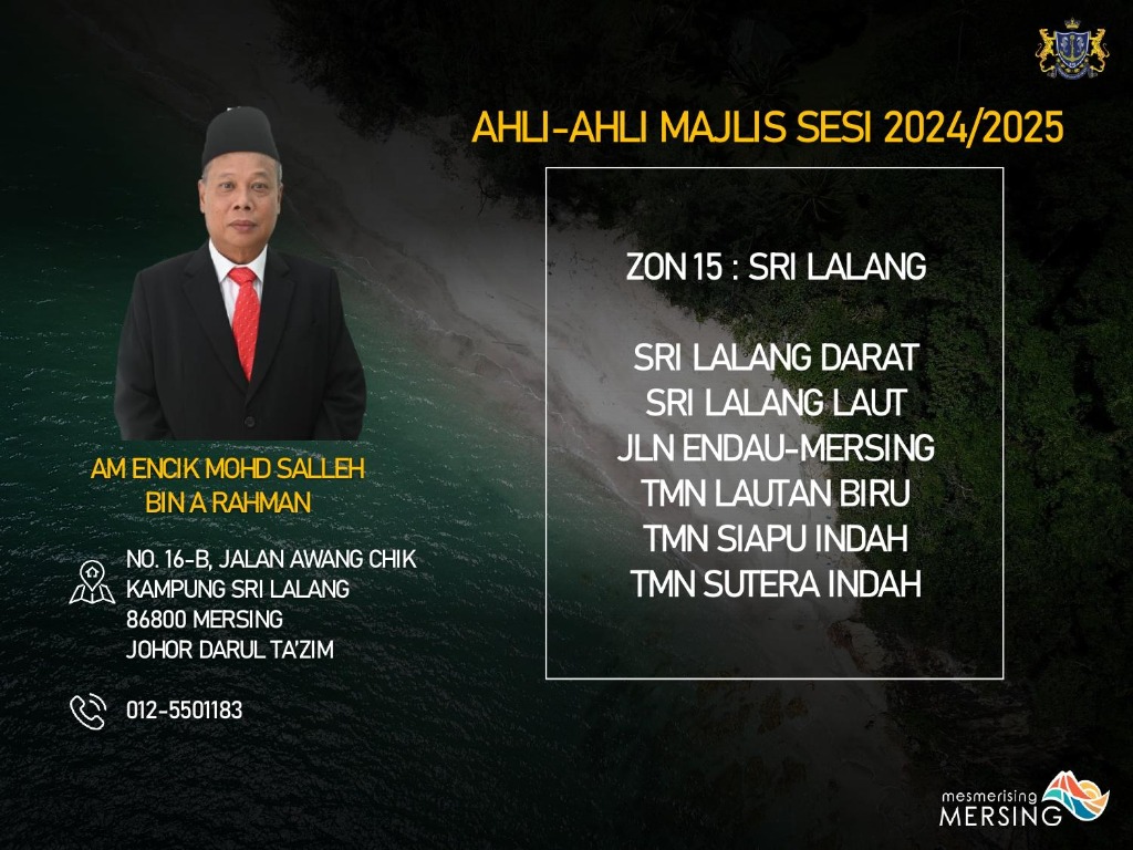 Profil Ahli Majlis Zon 15